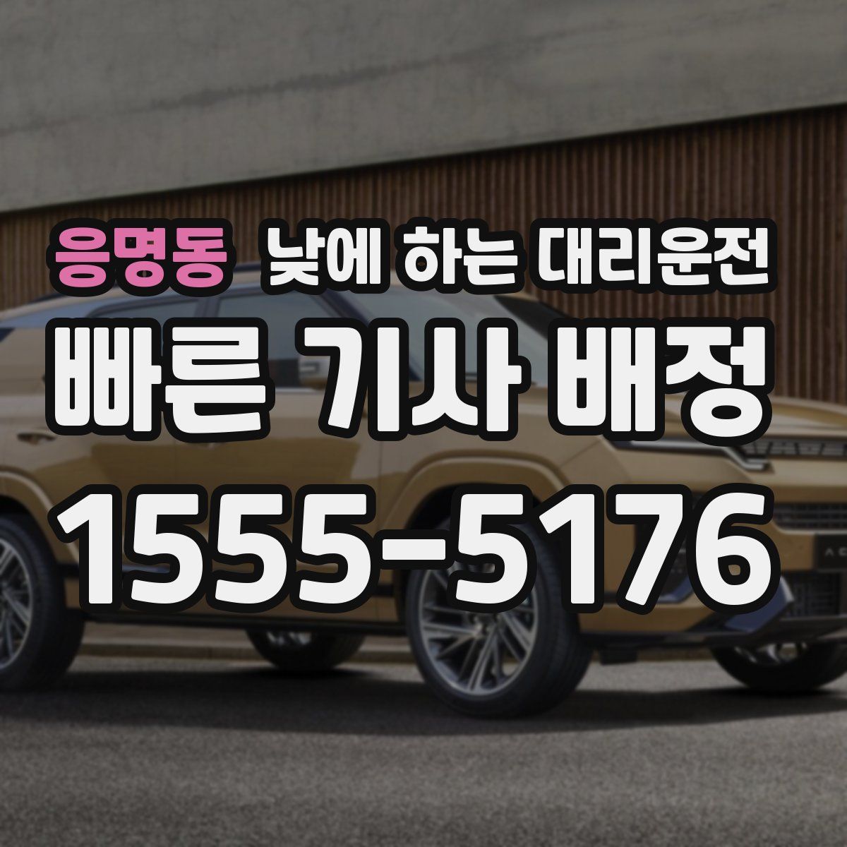 응명동 낮에 하는 대리운전