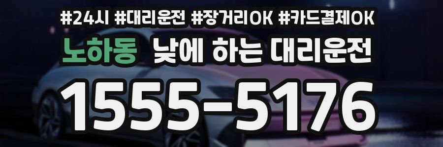 노하동 낮에 하는 대리운전