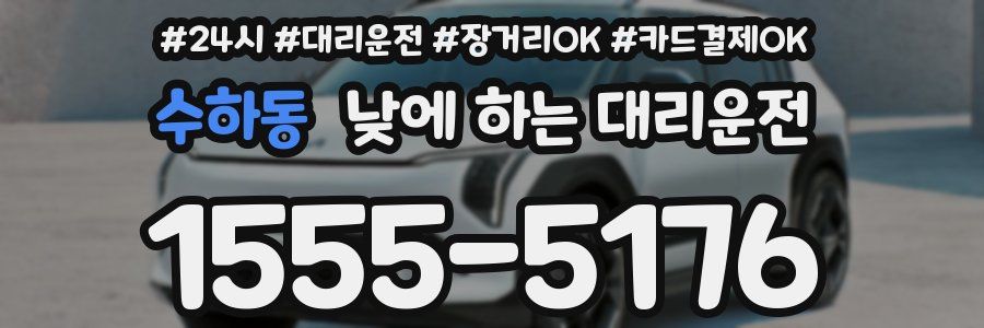 수하동 낮에 하는 대리운전