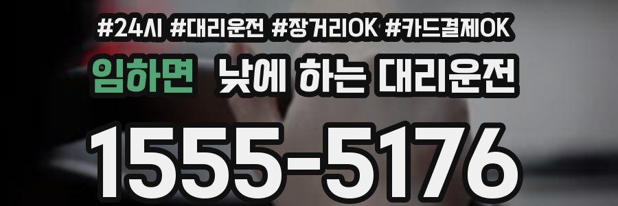 임하면 낮에 하는 대리운전