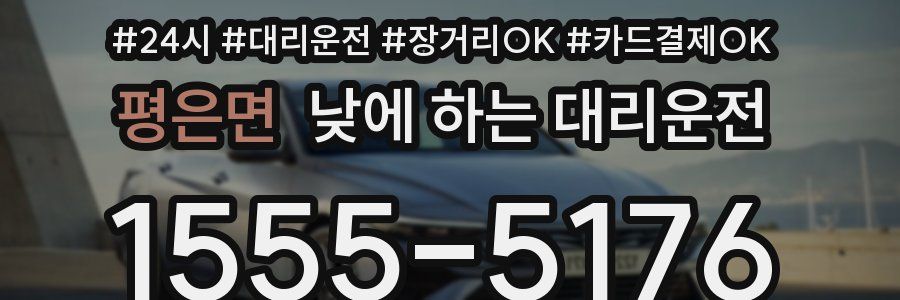 평은면 낮에 하는 대리운전