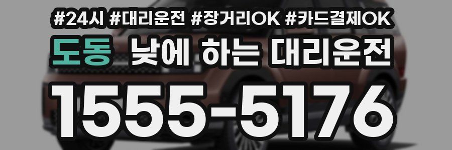 도동 낮에 하는 대리운전
