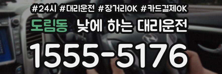 도림동 낮에 하는 대리운전