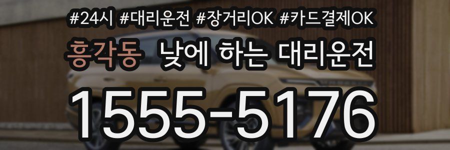 흥각동 낮에 하는 대리운전