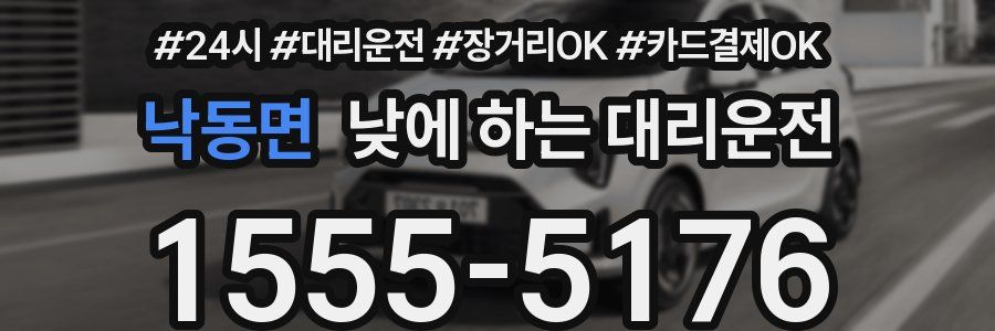 낙동면 낮에 하는 대리운전