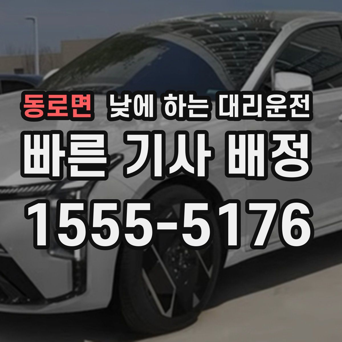 동로면 낮에 하는 대리운전