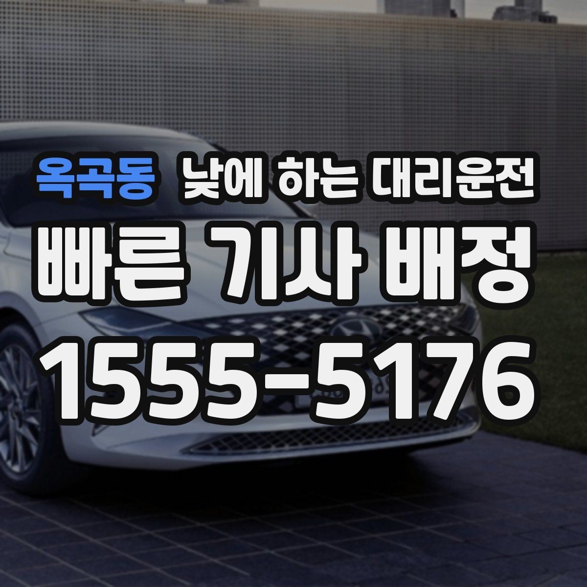 옥곡동 낮에 하는 대리운전 상견례 가족 행사 이동을 편하게