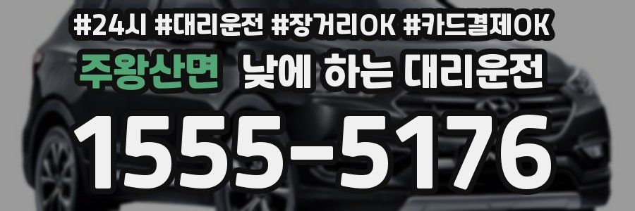 주왕산면 낮에 하는 대리운전