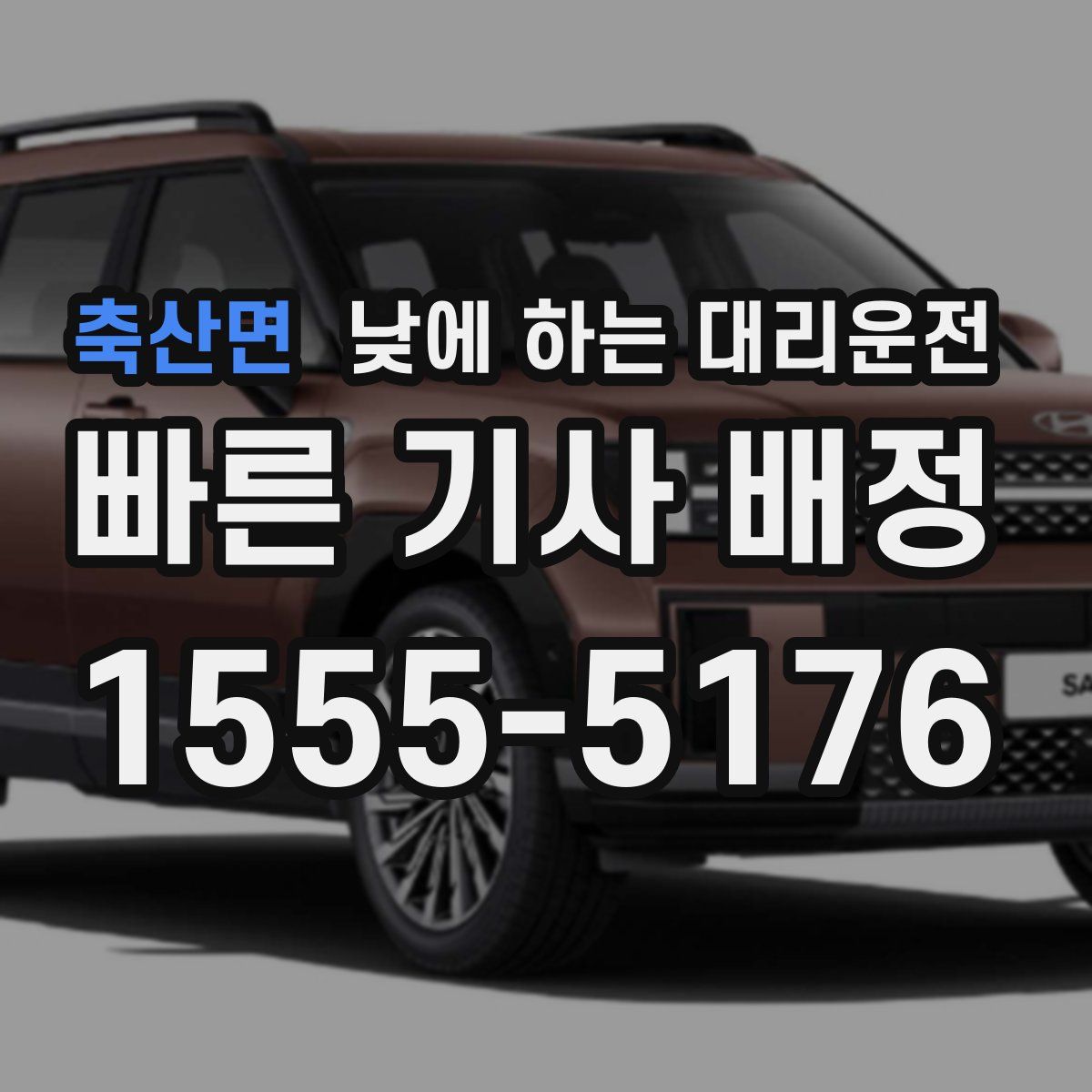 축산면 낮에 하는 대리운전