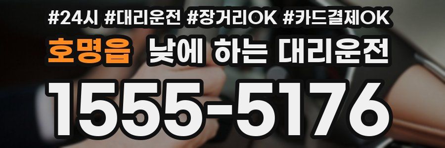 호명읍 낮에 하는 대리운전