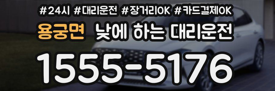 용궁면 낮에 하는 대리운전