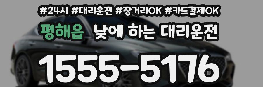 평해읍 낮에 하는 대리운전