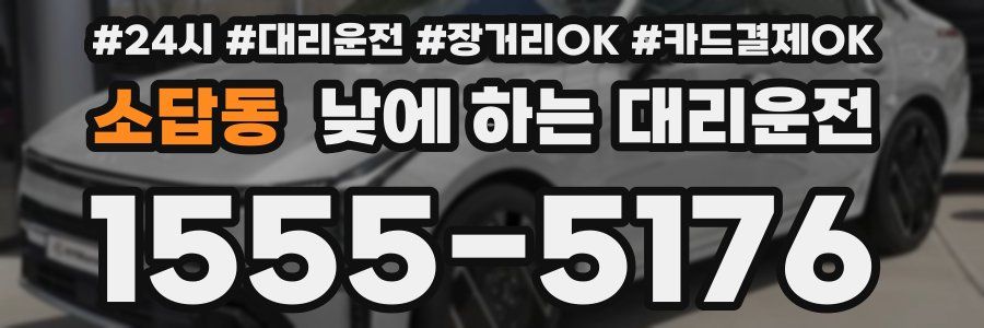 소답동 낮에 하는 대리운전