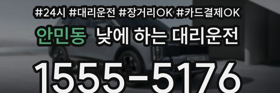 안민동 낮에 하는 대리운전