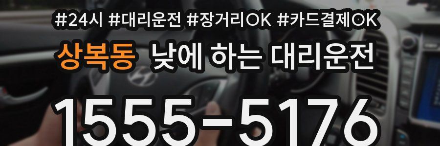 상복동 낮에 하는 대리운전