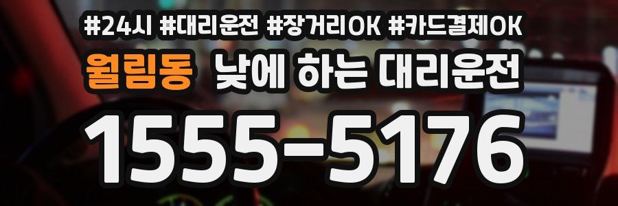 월림동 낮에 하는 대리운전