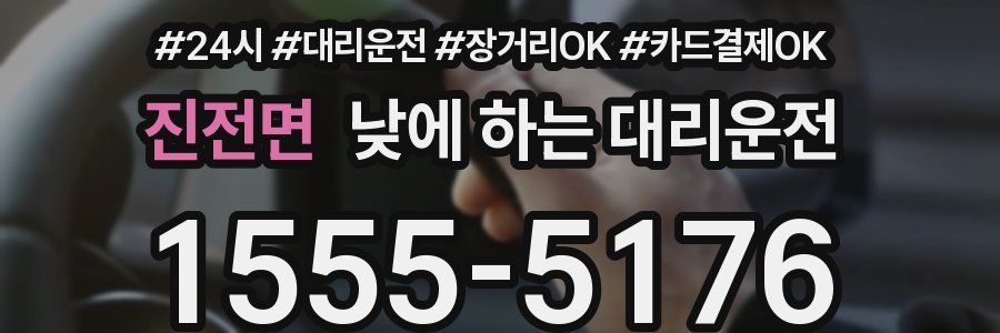 진전면 낮에 하는 대리운전