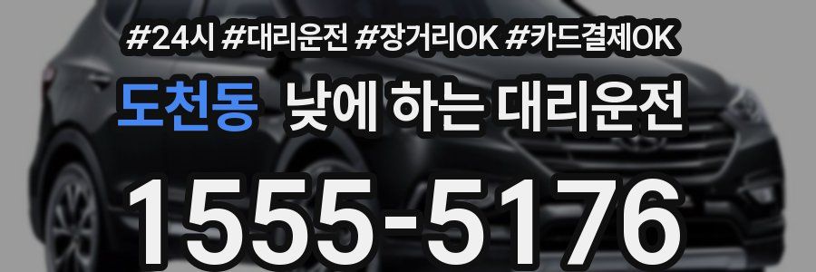 도천동 낮에 하는 대리운전