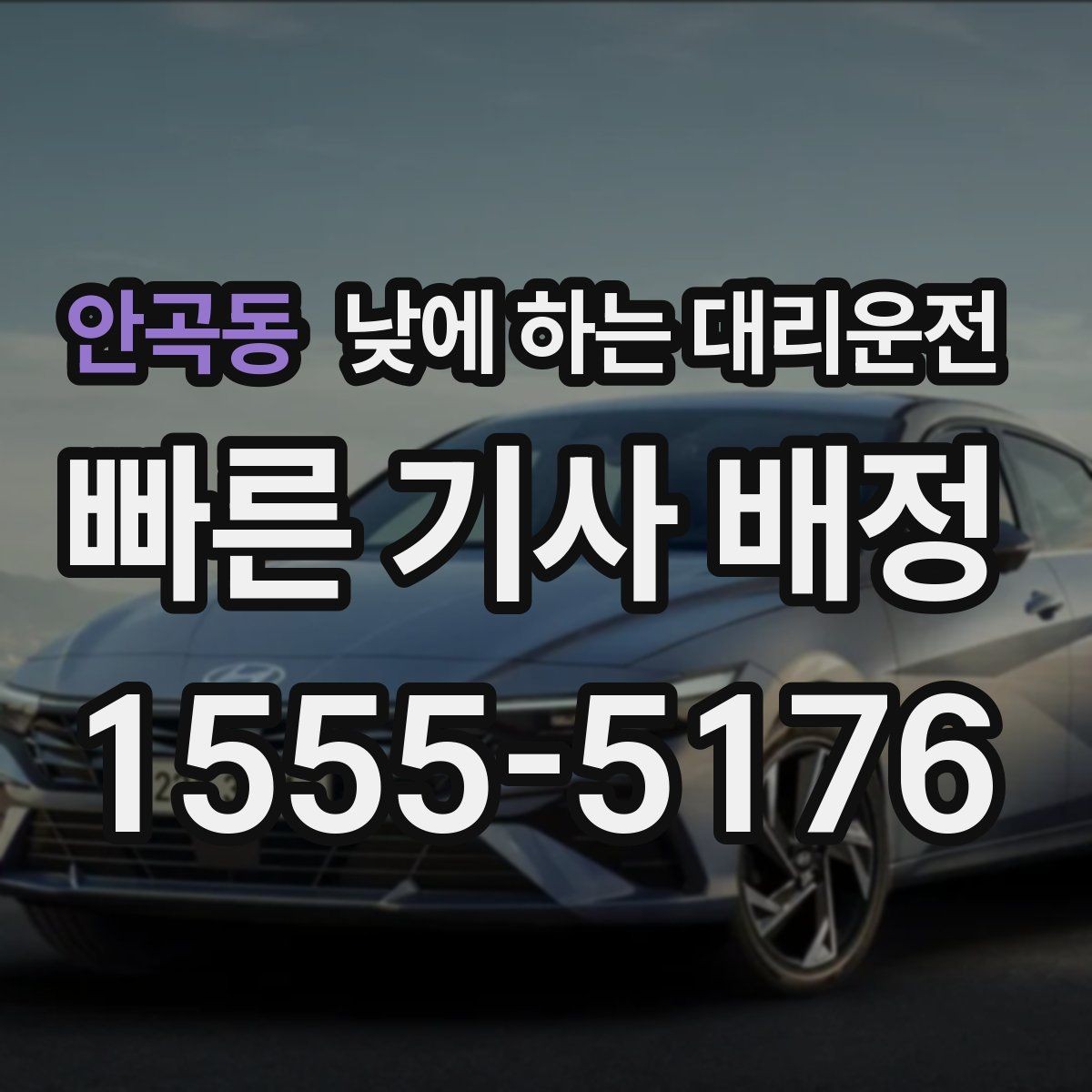 안곡동 낮에 하는 대리운전 정비소 입고 출고 이동을 깔끔하게