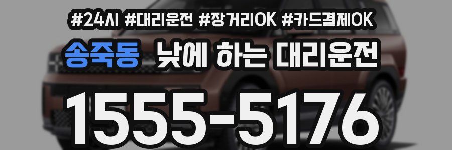 송죽동 낮에 하는 대리운전