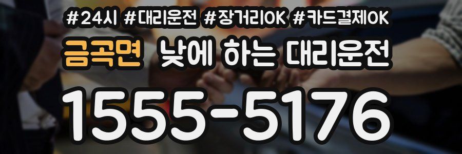 금곡면 낮에 하는 대리운전