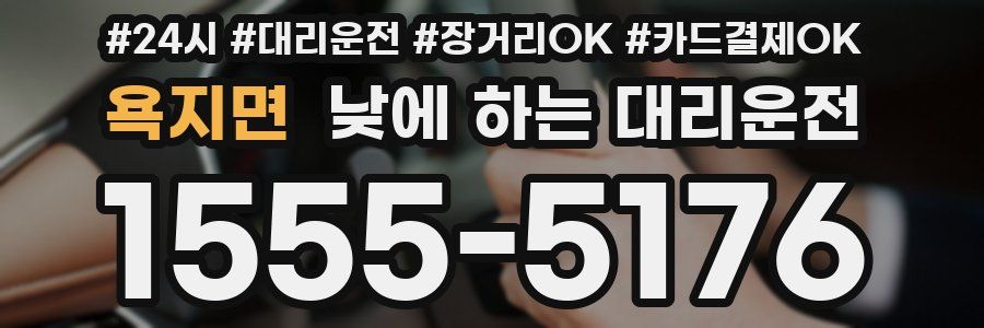 욕지면 낮에 하는 대리운전