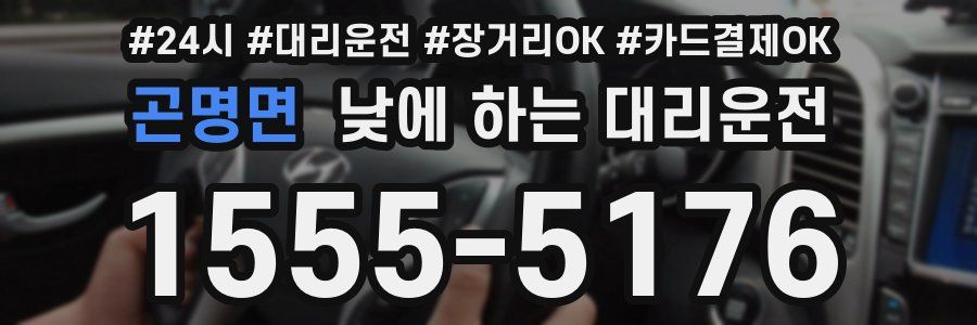 곤명면 낮에 하는 대리운전