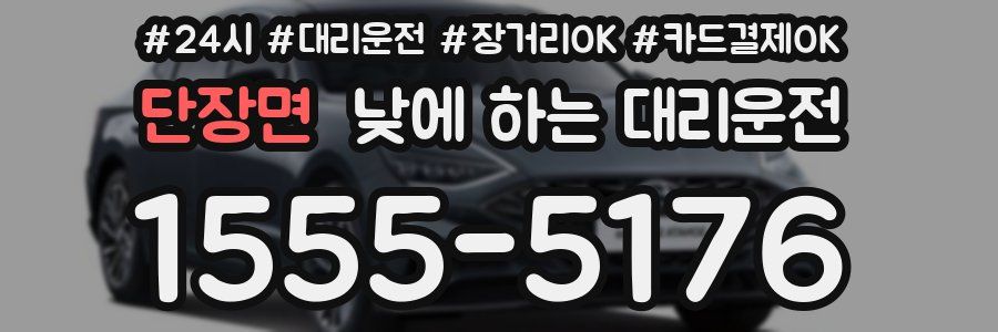 단장면 낮에 하는 대리운전