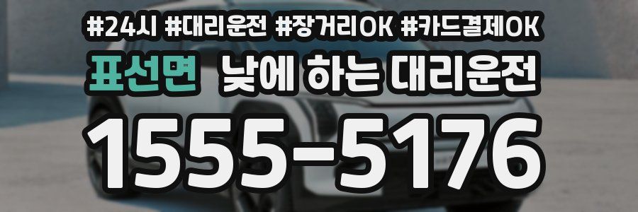 표선면 낮에 하는 대리운전