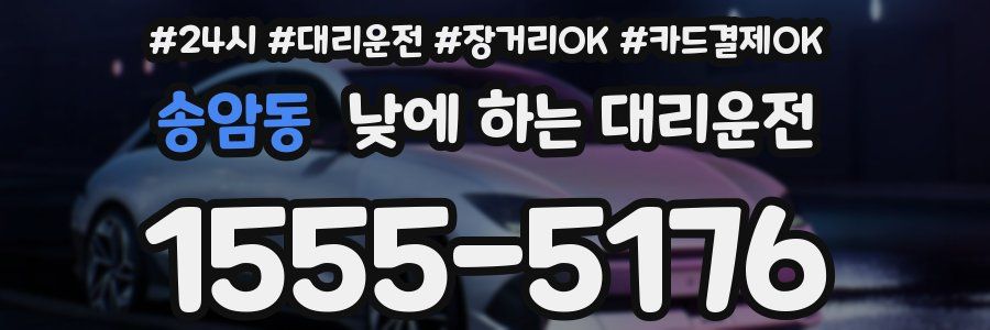 송암동 낮에 하는 대리운전