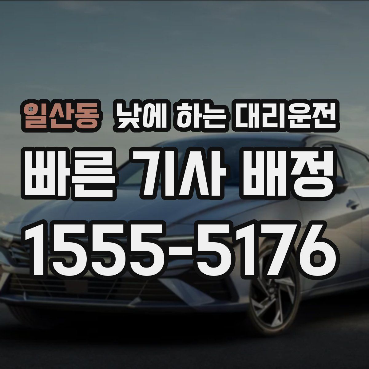 일산동 낮에 하는 대리운전