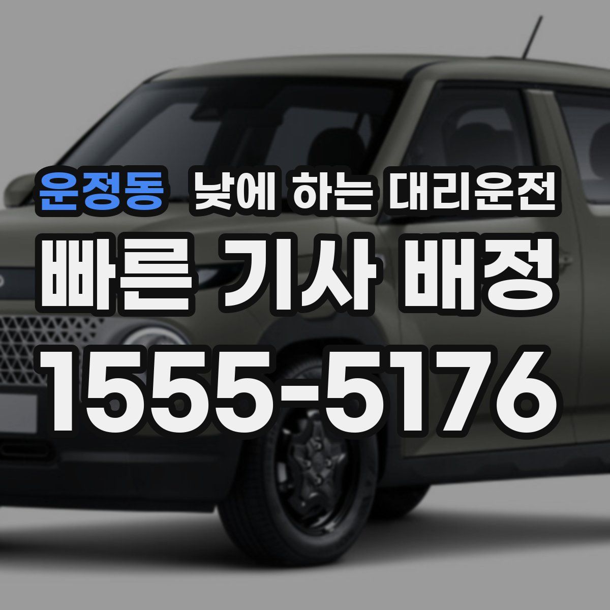 운정동 낮에 하는 대리운전