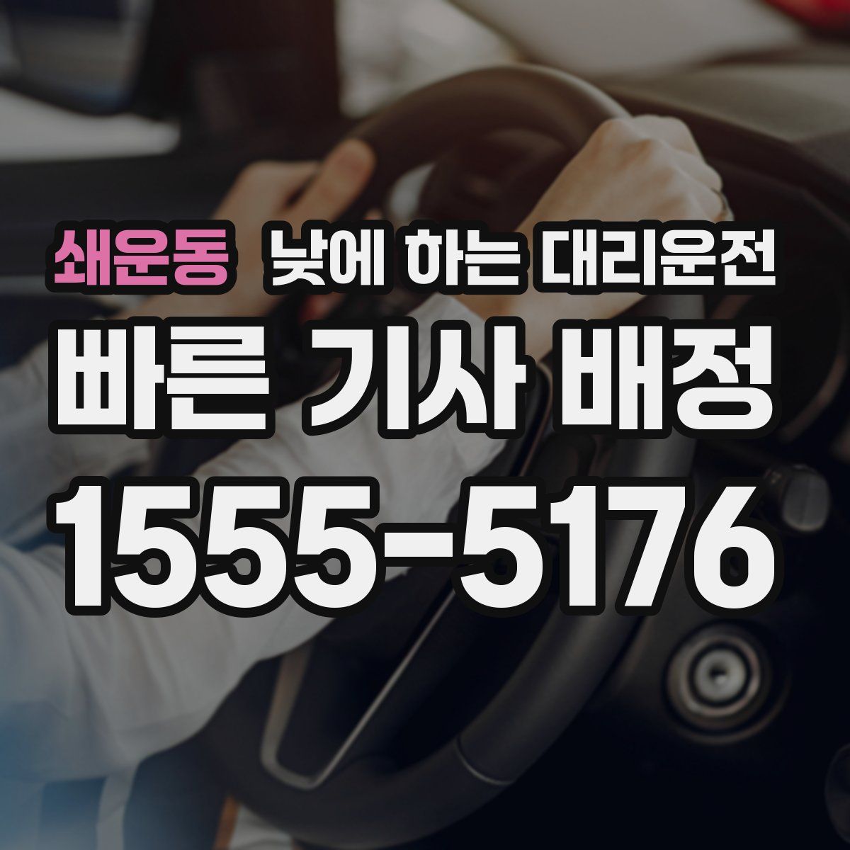 쇄운동 낮에 하는 대리운전