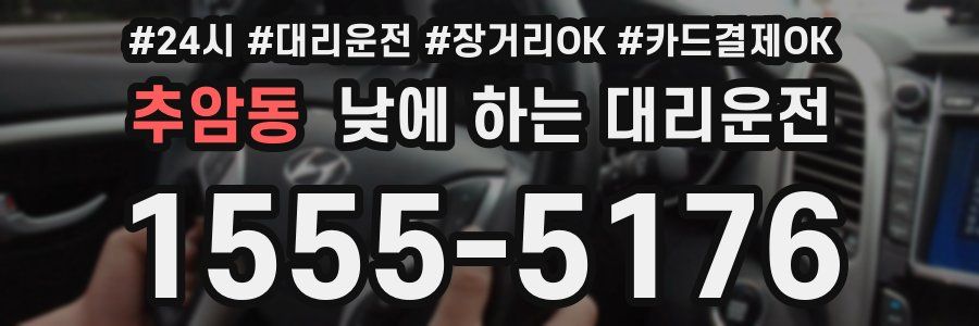 추암동 낮에 하는 대리운전