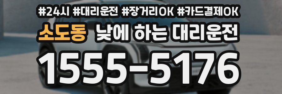 소도동 낮에 하는 대리운전