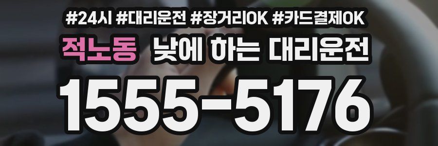 적노동 낮에 하는 대리운전