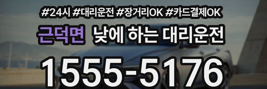 근덕면 낮에 하는 대리운전