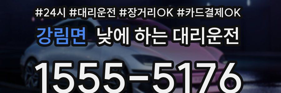 강림면 낮에 하는 대리운전