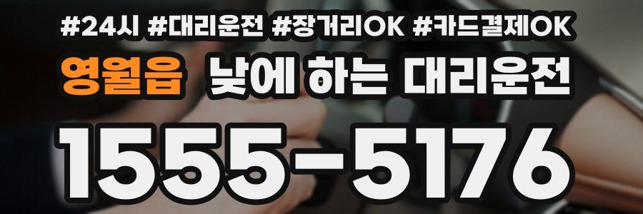 영월읍 낮에 하는 대리운전