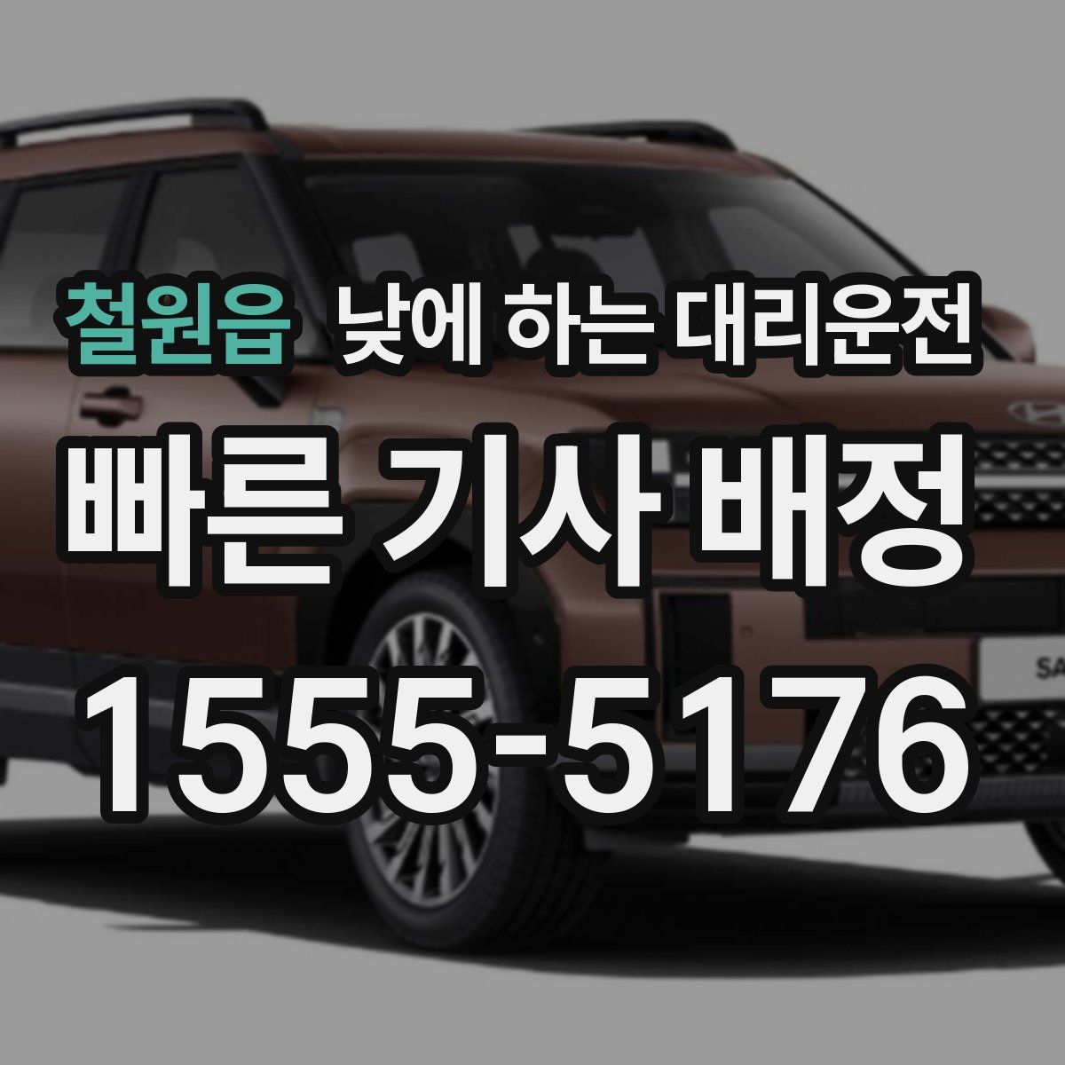 철원읍 낮에 하는 대리운전