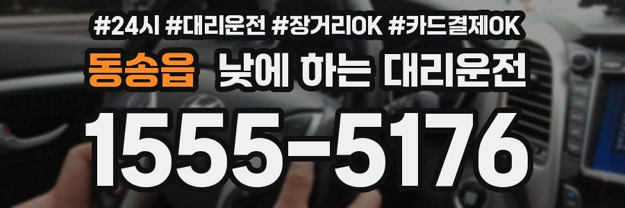 동송읍 낮에 하는 대리운전