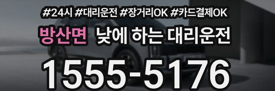 방산면 낮에 하는 대리운전