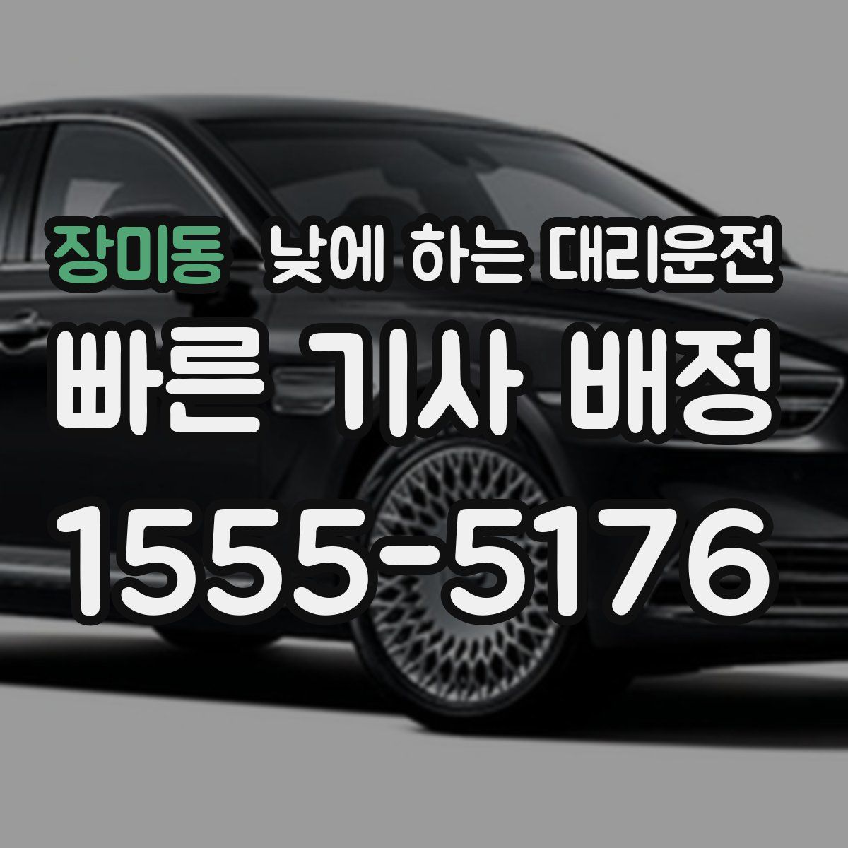 장미동 낮에 하는 대리운전