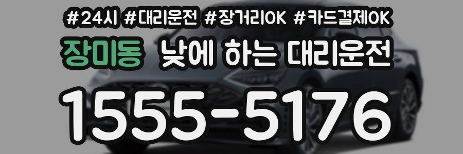 장미동 낮에 하는 대리운전