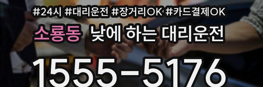 소룡동 낮에 하는 대리운전
