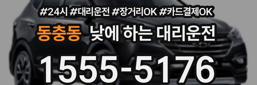 동충동 낮에 하는 대리운전