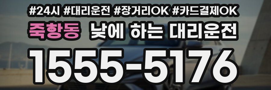 죽항동 낮에 하는 대리운전