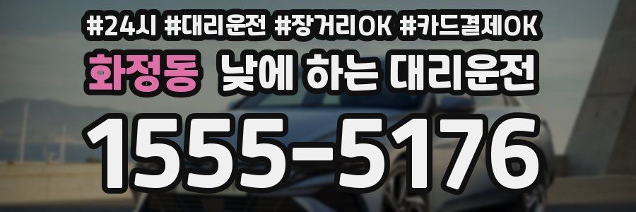 화정동 낮에 하는 대리운전