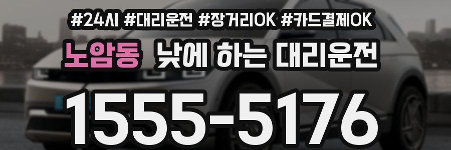 노암동 낮에 하는 대리운전