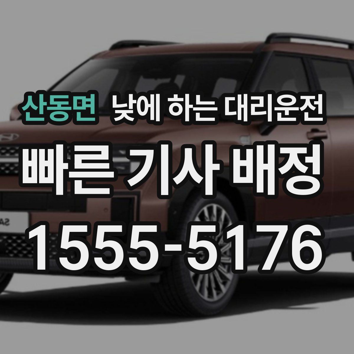 산동면 낮에 하는 대리운전